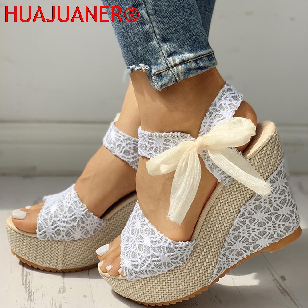 Geta Wooden Sandal - INS Hot Lace Leisure Women Wedges