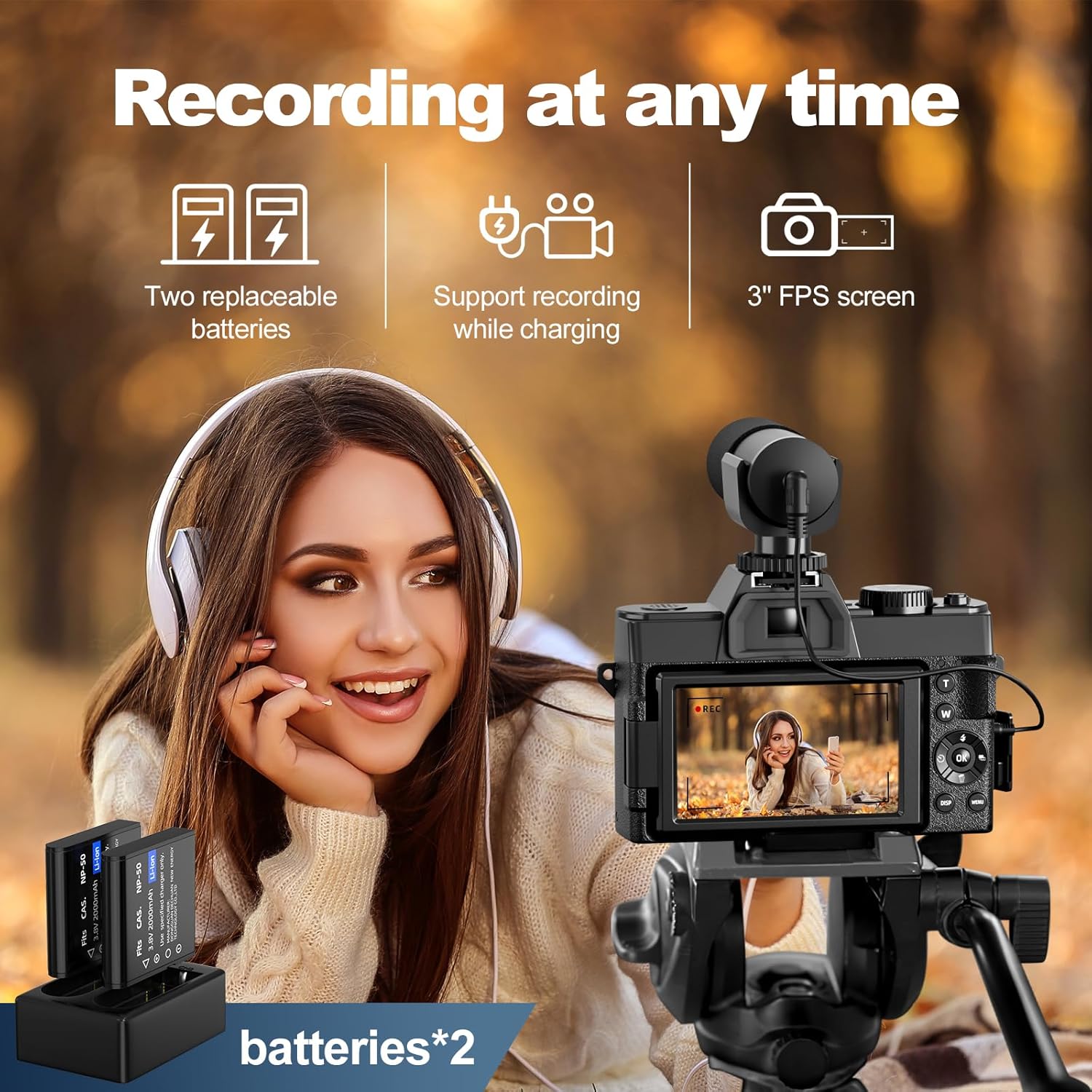 NBD S100F 48MP 4K Digital Came - Japanese Lifestyle Youtubers recensie en prijs