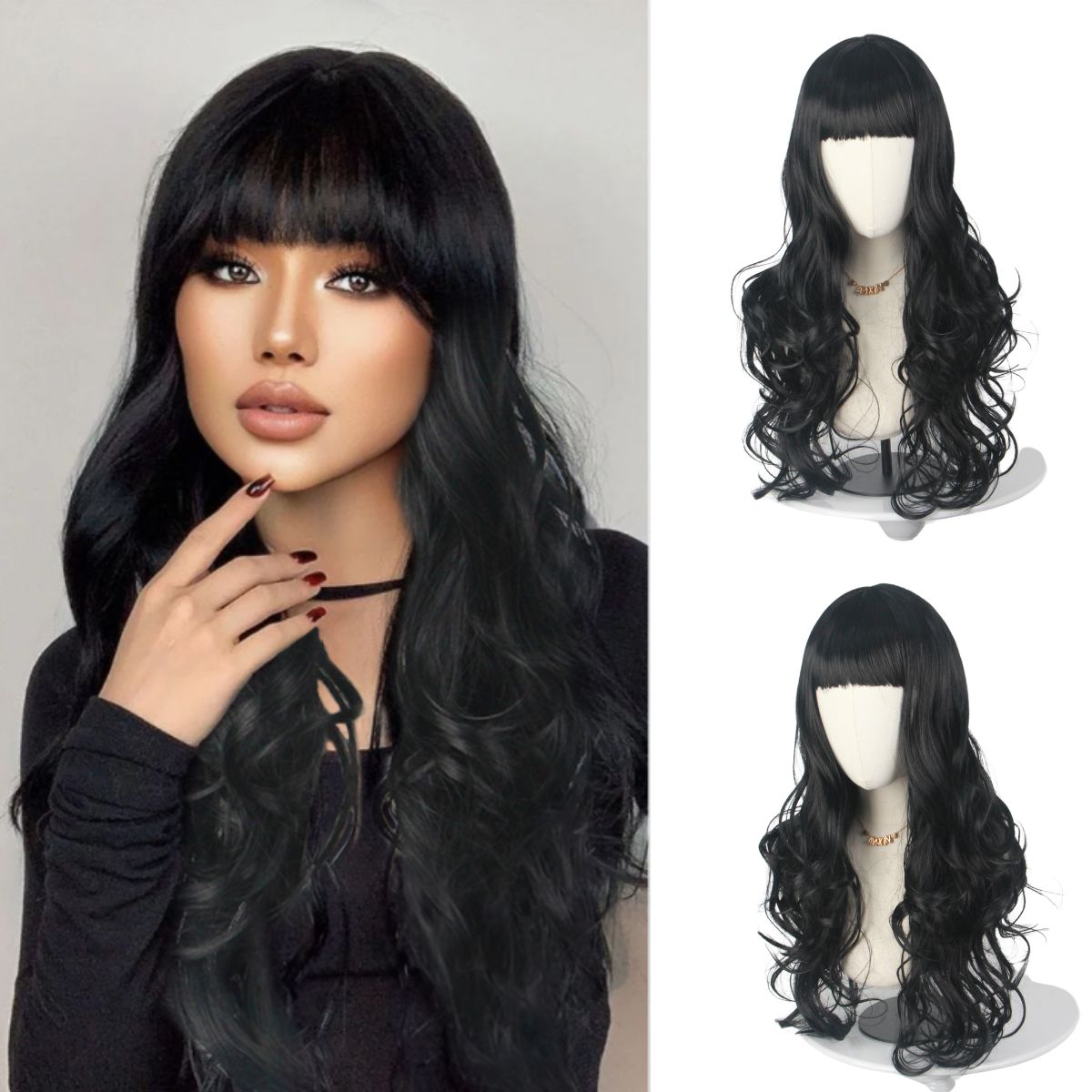 Black Long Curly Hair with Ban - Japanese Daily Lifestyle recensie en prijs