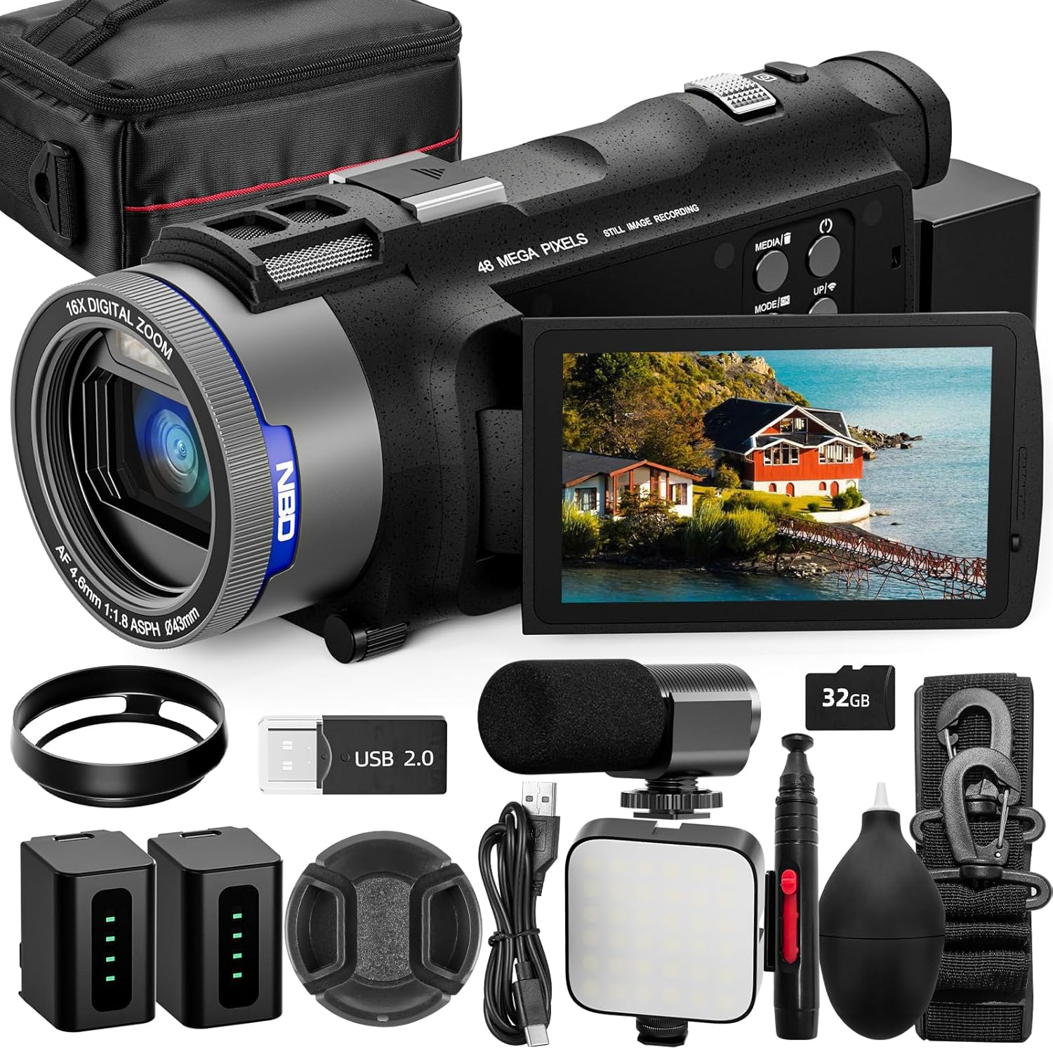 NBD 4K Camcorder Video Camera  - Japanese Lifestyle Vlog recensie en prijs