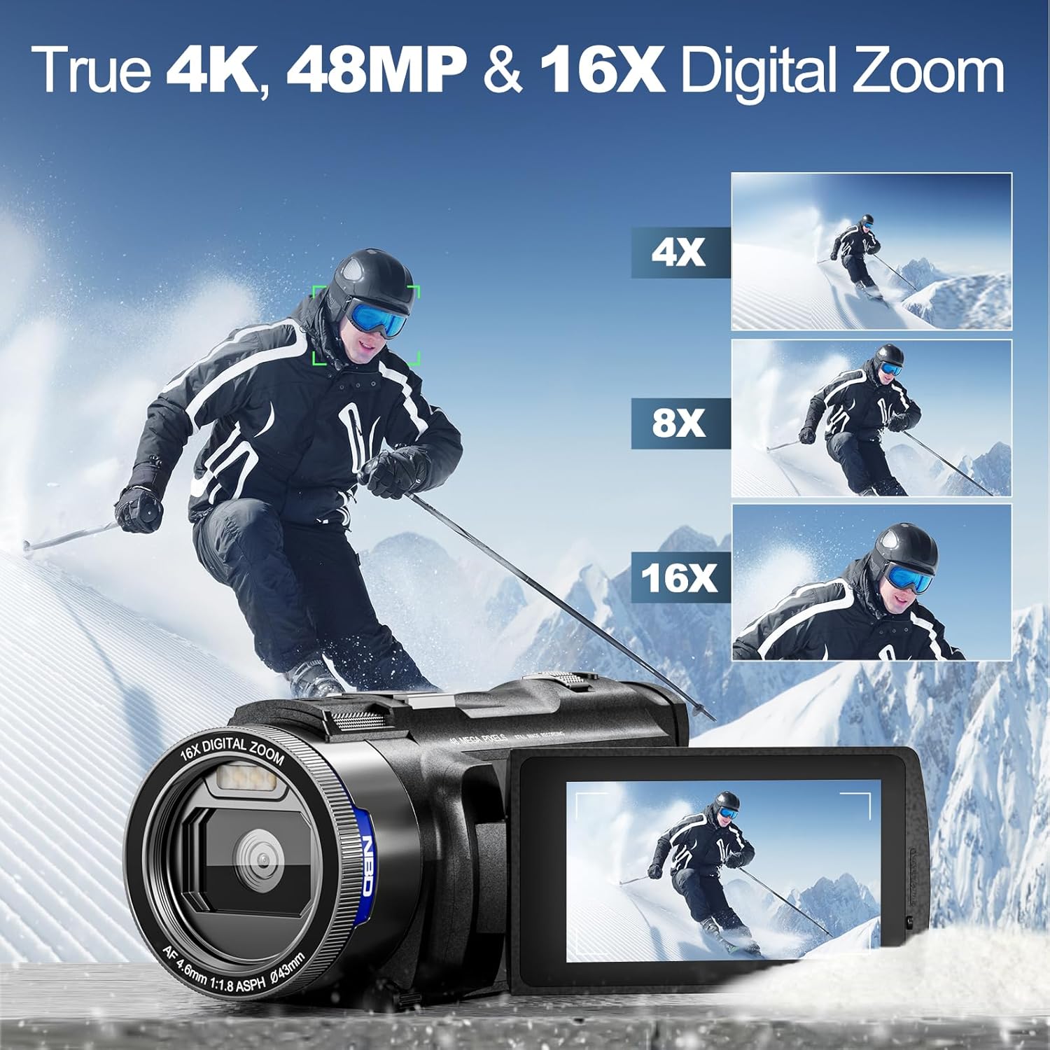 NBD 4K Camcorder Video Camera  - Japanese Lifestyle Vlog recensie en prijs