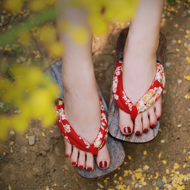 Women's Cosplay Shoes Double H - Geta Wooden Sandal recensie en prijs