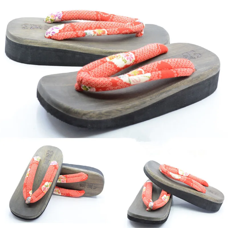 Women's Cosplay Shoes Mid Heel - Geta Wooden Sandal recensie en prijs