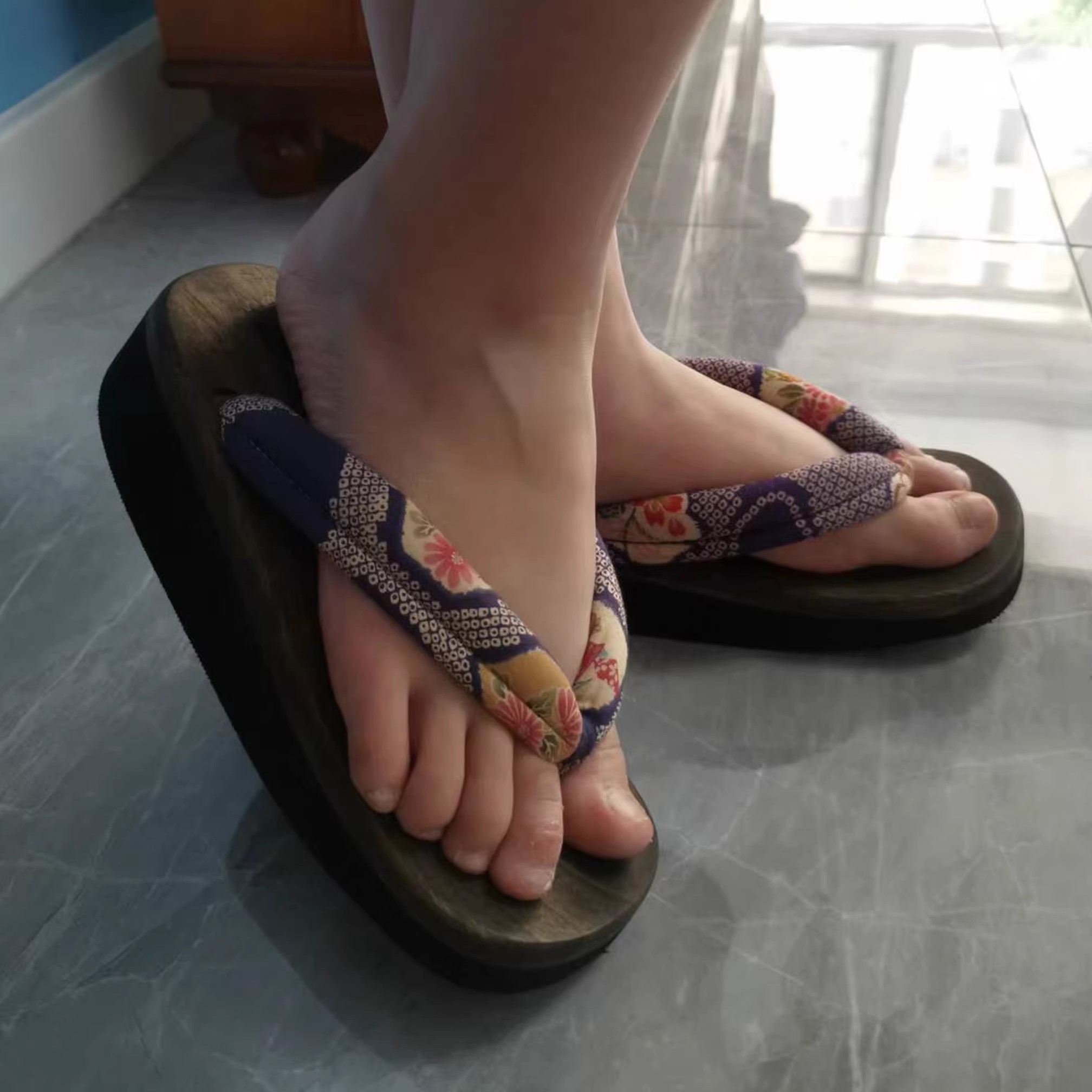 Women's Cosplay Shoes Mid Heel - Geta Wooden Sandal recensie en prijs
