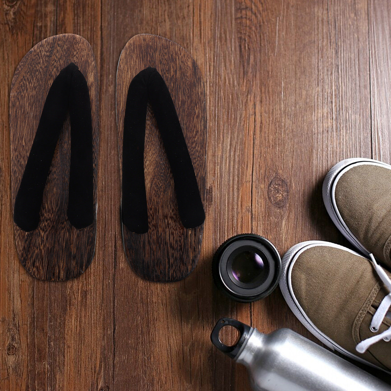 Men's Traditional Japanese Woo - Geta Wooden Sandal recensie en prijs