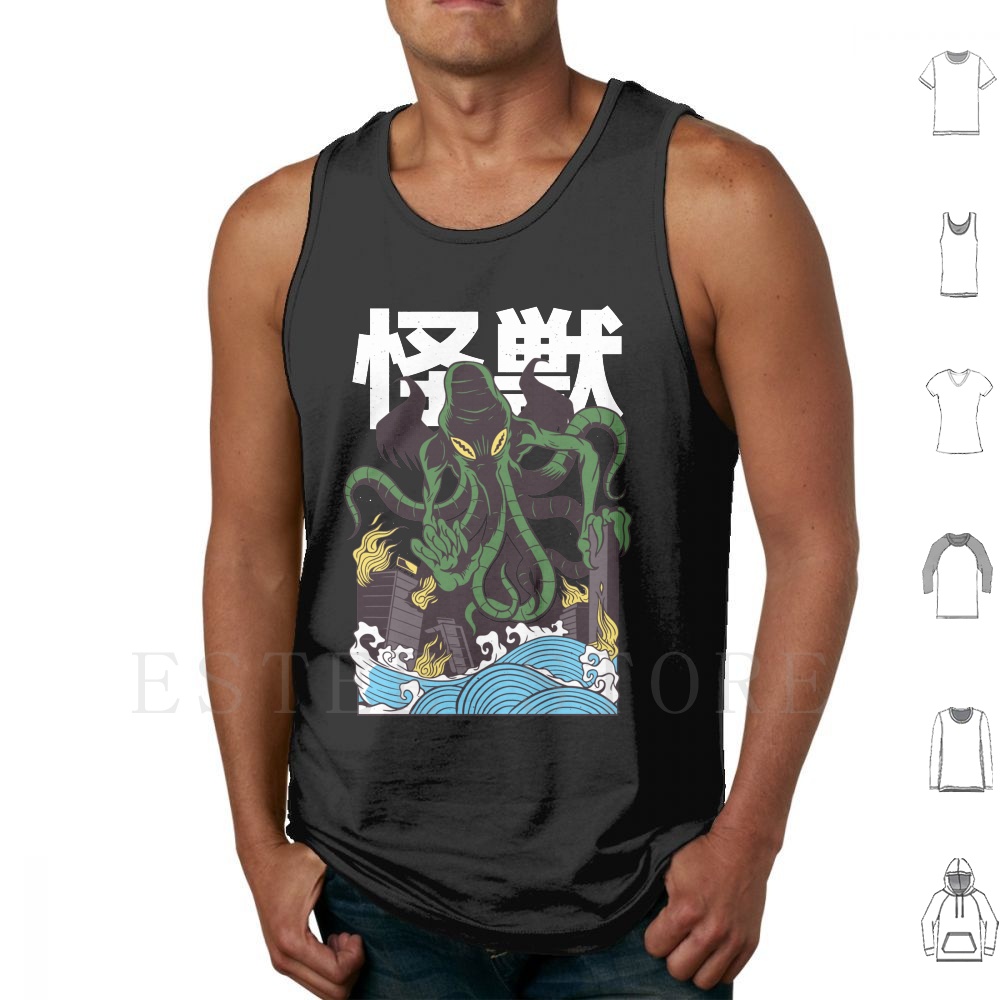 Japanese Cthulhu Tank Tops Ves - Japanese Daily Lifestyle recensie en prijs