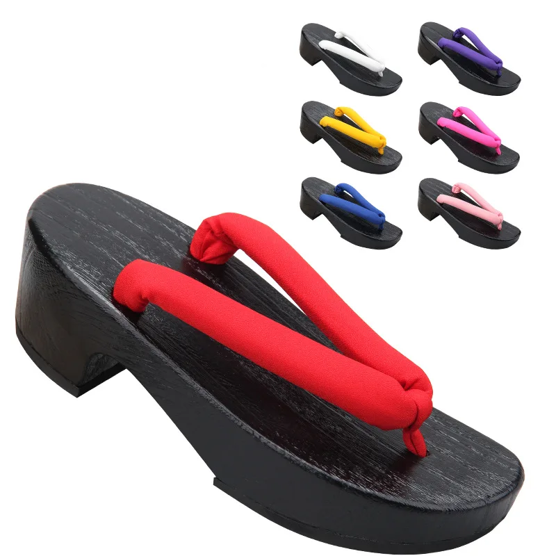 Women's Black Crescent Moon Sh - Geta Wooden Sandal recensie en prijs