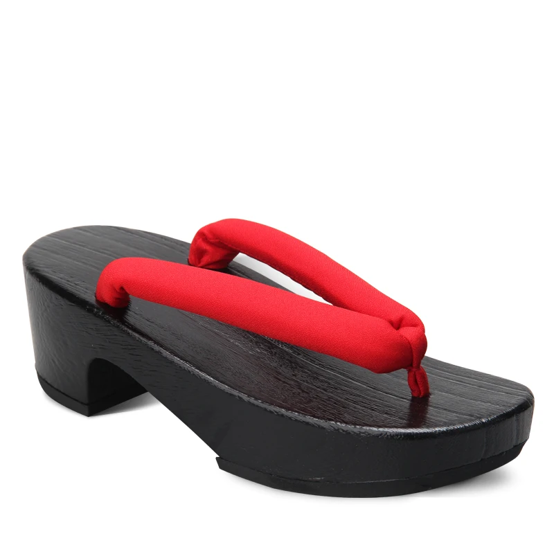Women's Black Crescent Moon Sh - Geta Wooden Sandal recensie en prijs