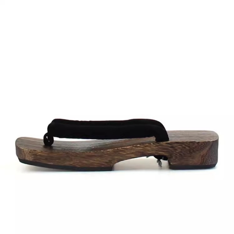 Men's Charcoal Cosplay Wood Su - Geta Wooden Sandal recensie en prijs